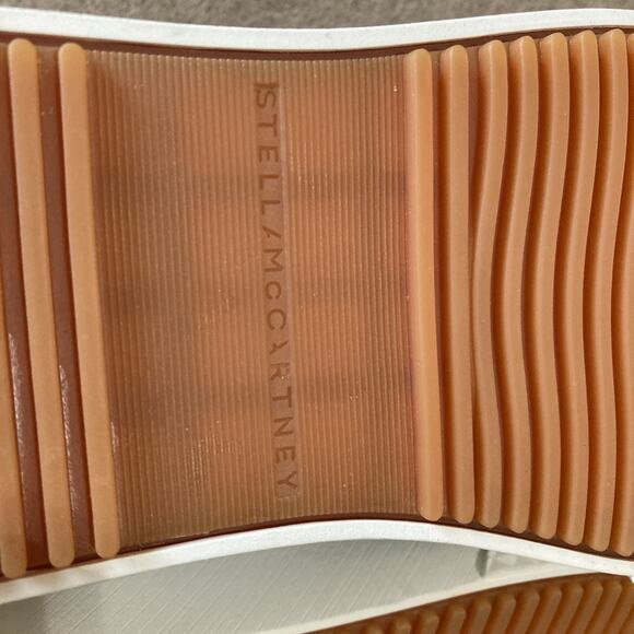 Stella McCartney High Top Sneaker Women’s Sz 39 9 NWOT Blue Cap Toe Shoe Skater - Picture 8 of 11